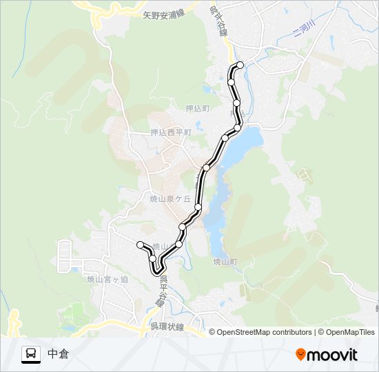 21 Bus Line Map