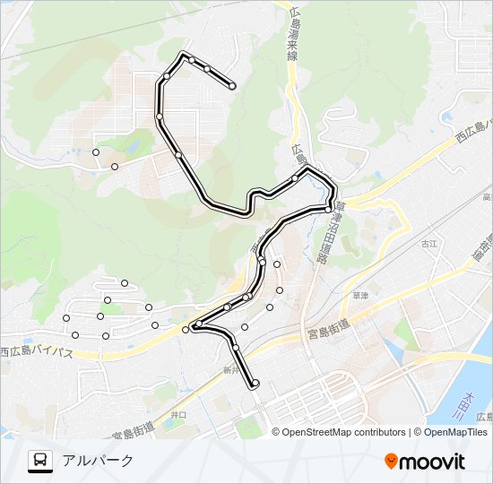 28 Bus Line Map