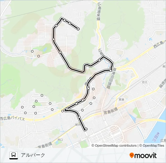 28 Bus Line Map