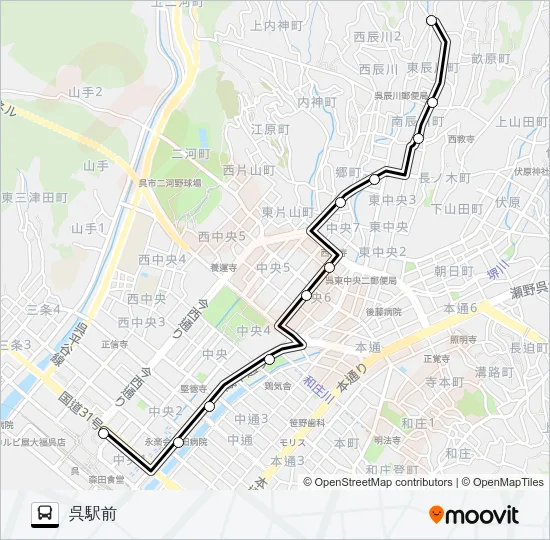 31 バスの路線図