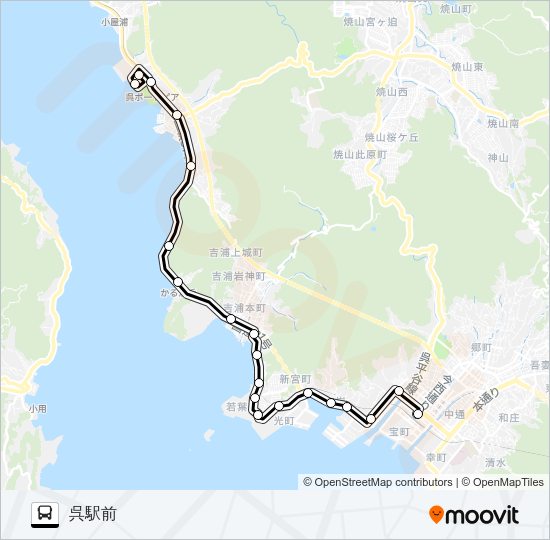 34 Bus Line Map