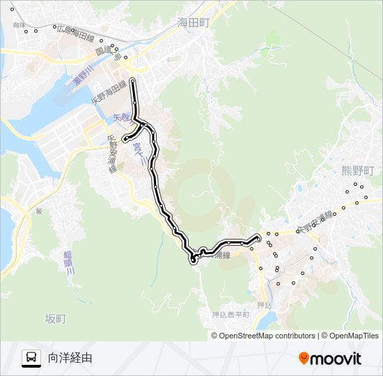 40 Bus Line Map
