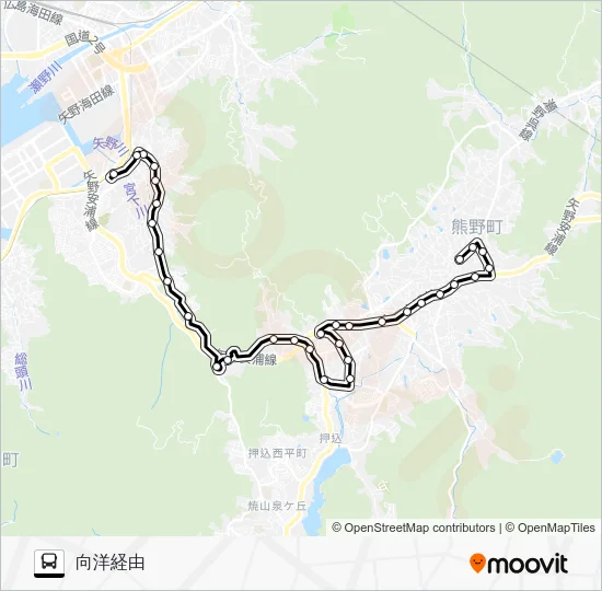 40 Bus Line Map