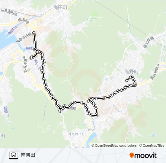 40 Bus Line Map