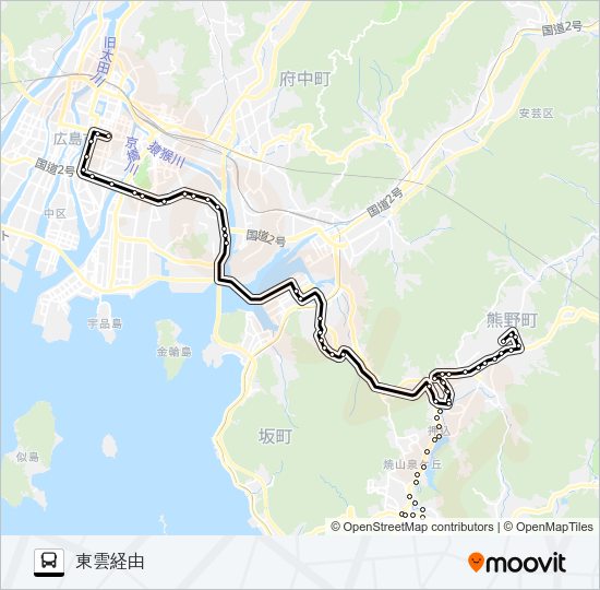 41 Bus Line Map