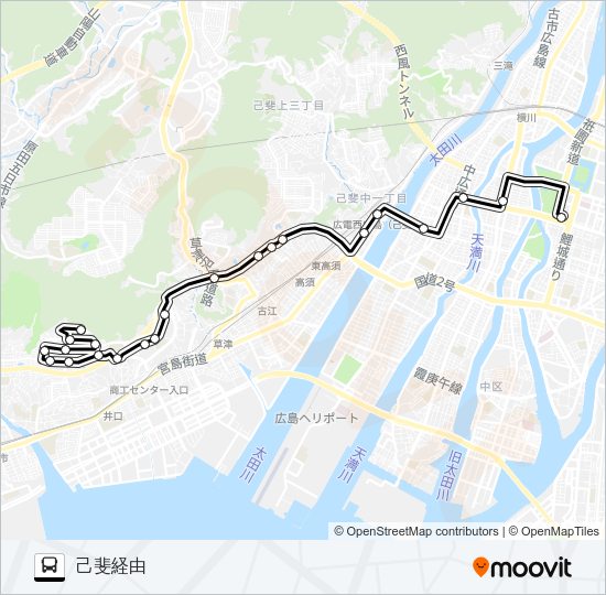 53 Bus Line Map