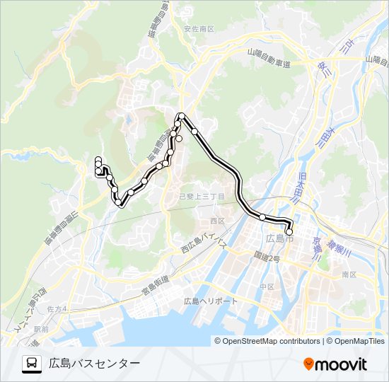 60 Bus Line Map