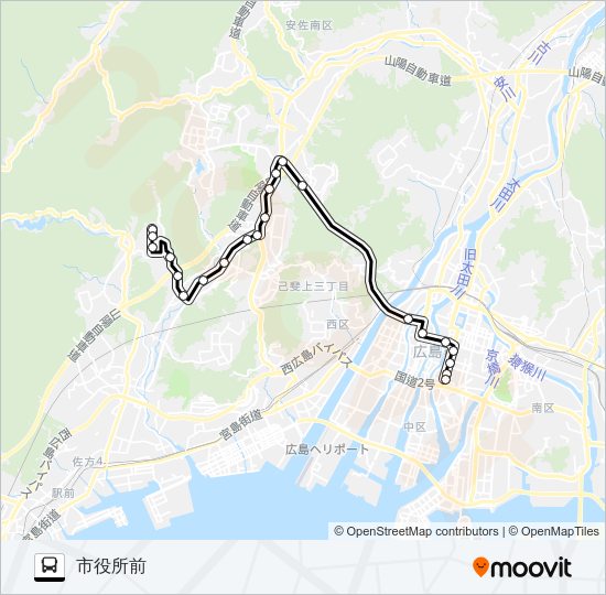 60 Bus Line Map