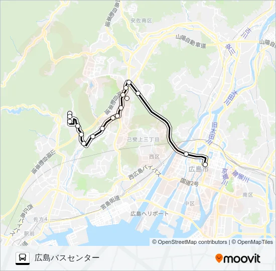 60 バスの路線図