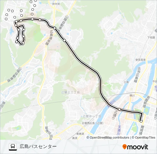 62 Bus Line Map