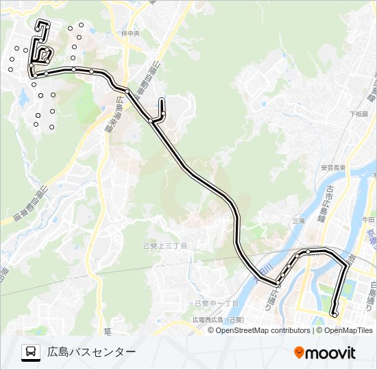 63 Bus Line Map