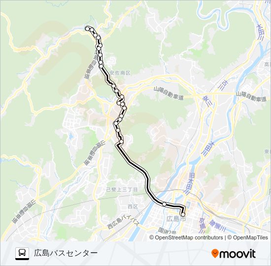 64 Bus Line Map
