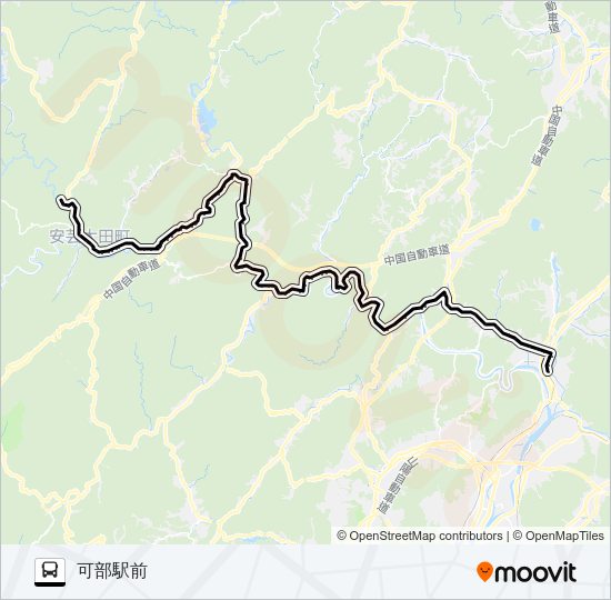 74 Bus Line Map