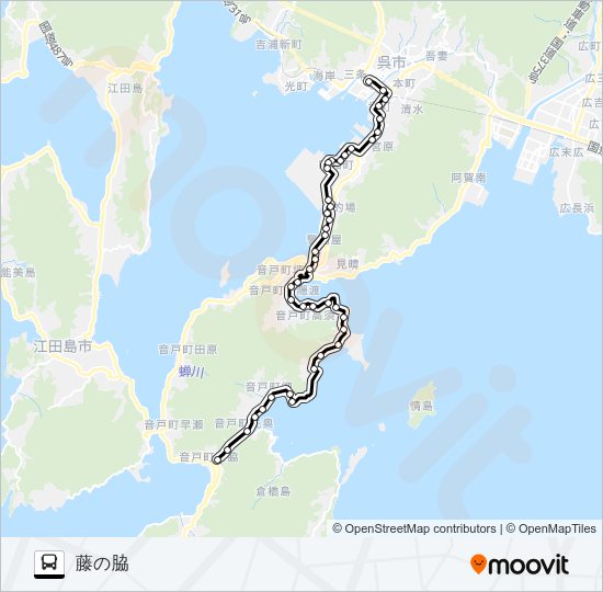 1-1 Bus Line Map