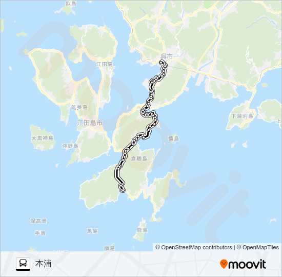 1-1 Bus Line Map