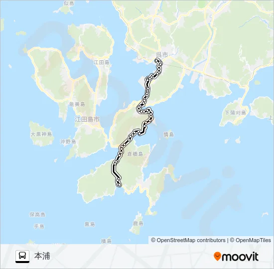 1-1 バスの路線図