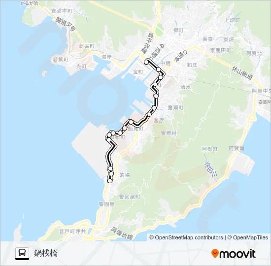 1-3 バスの路線図