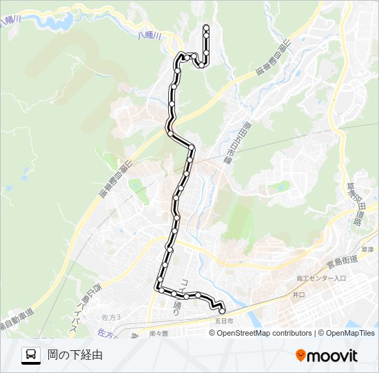 1-3 Bus Line Map