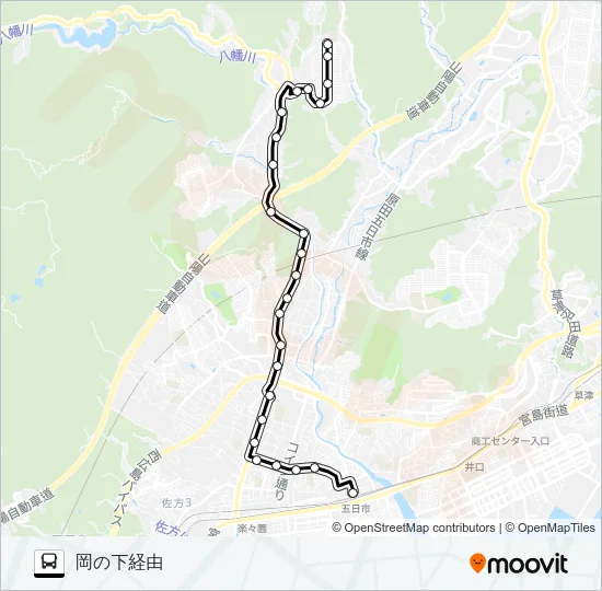 1-3 バスの路線図