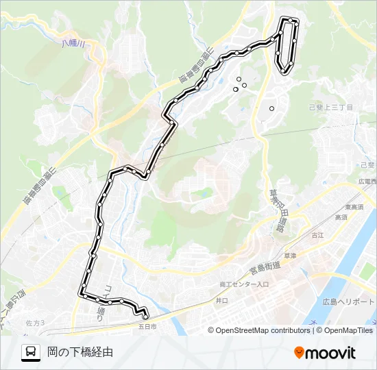 1-9 バスの路線図
