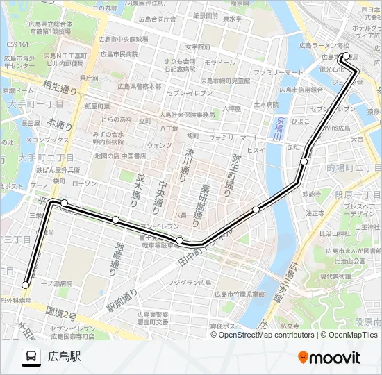 101 Bus Line Map