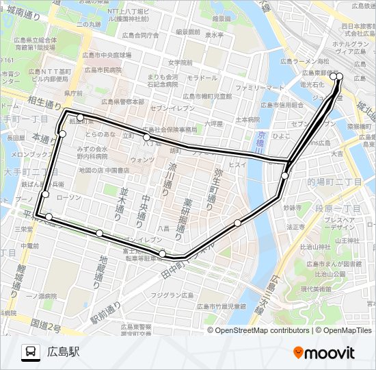 101 Bus Line Map