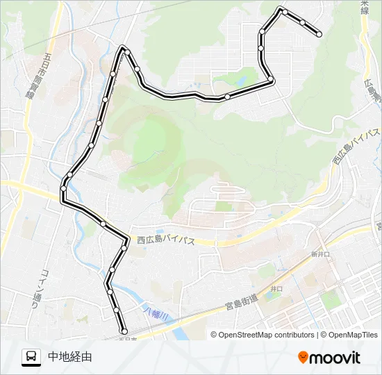 2-1 バスの路線図