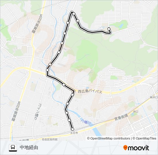 2-2 Bus Line Map