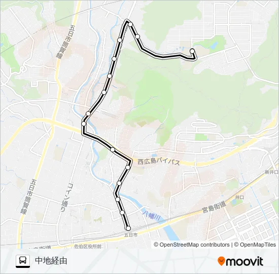 2-2 Bus Line Map