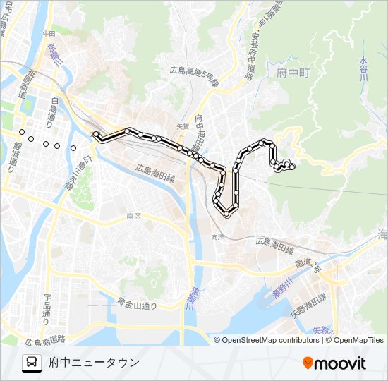 2-6 Bus Line Map