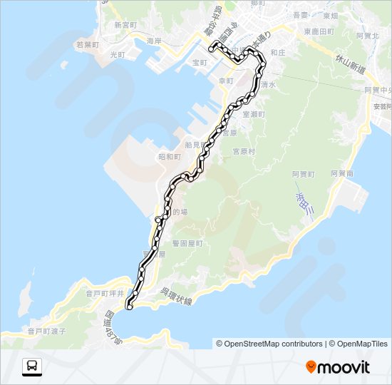3-2 Bus Line Map