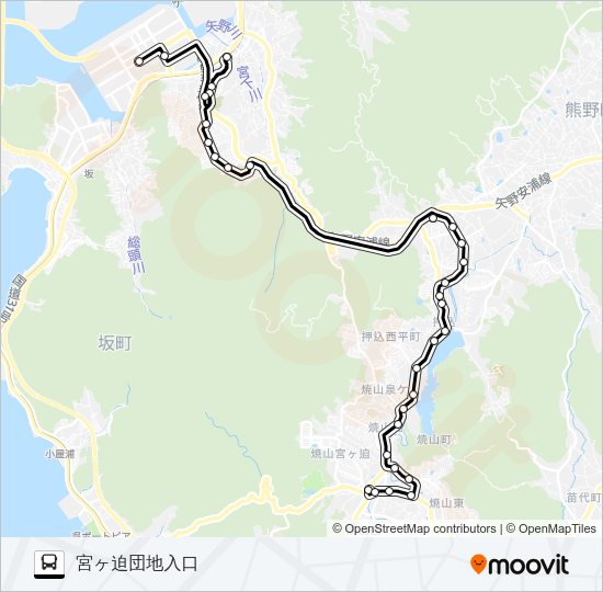 3-4 Bus Line Map