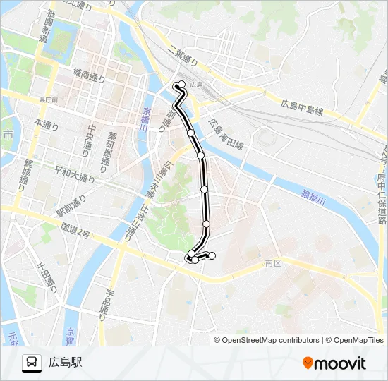 321 バスの路線図