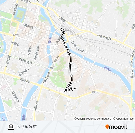 322 Bus Line Map