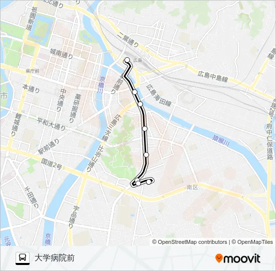 322 バスの路線図