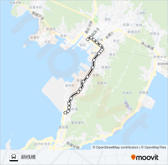 4-1 Bus Line Map
