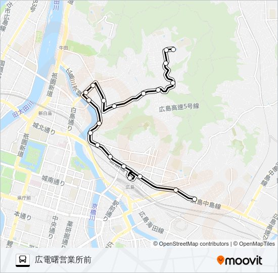 5-1 Bus Line Map