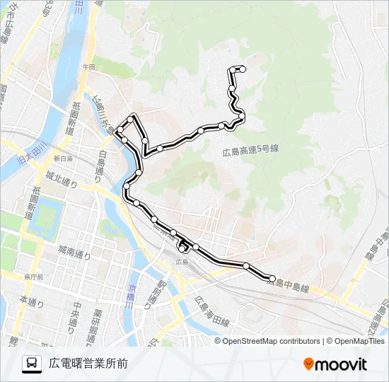 5-1 Bus Line Map