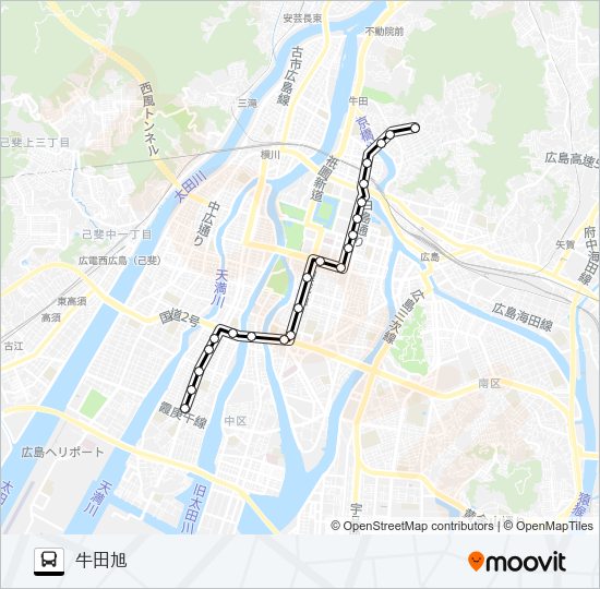 6-1 Bus Line Map