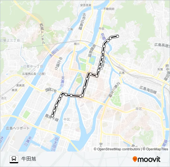 6-1 Bus Line Map