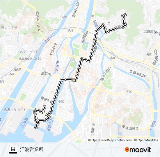 6-1 Bus Line Map