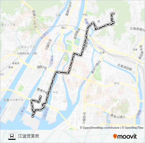 6-1 バスの路線図