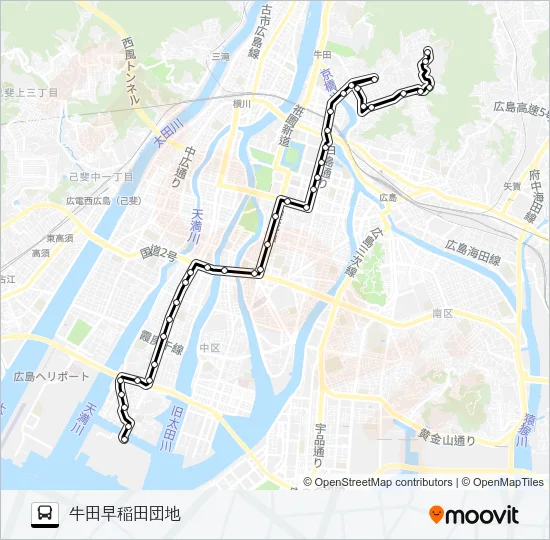 6-3 Bus Line Map