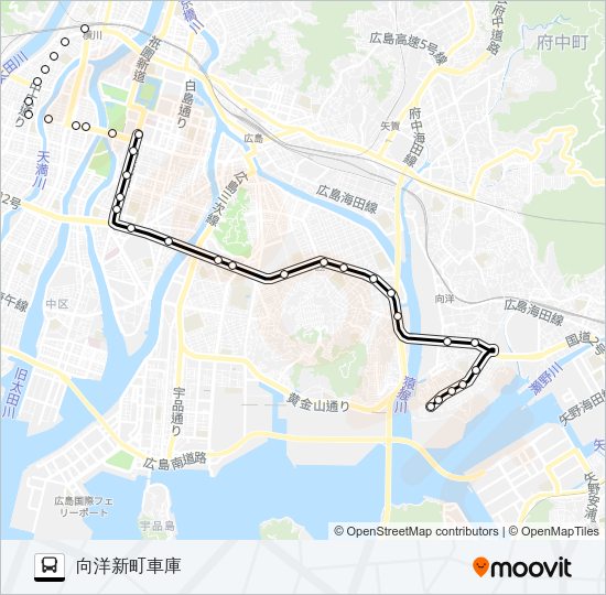 7-3 Bus Line Map
