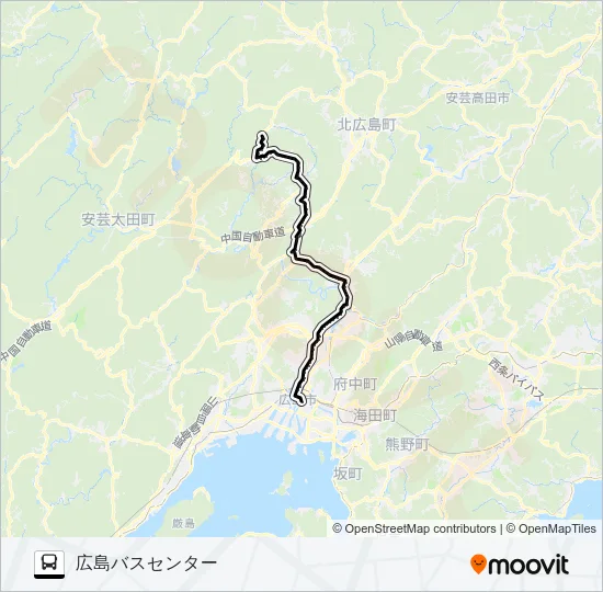 73K バスの路線図