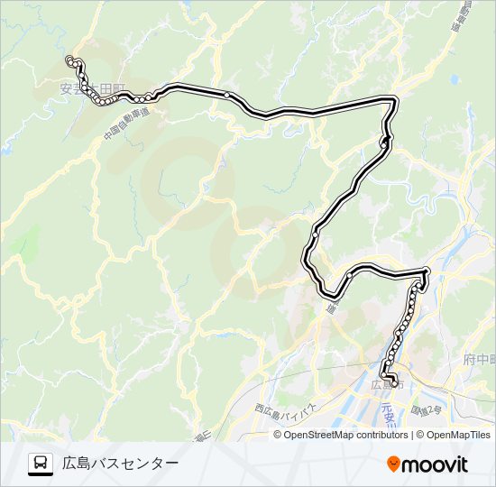 75K Bus Line Map