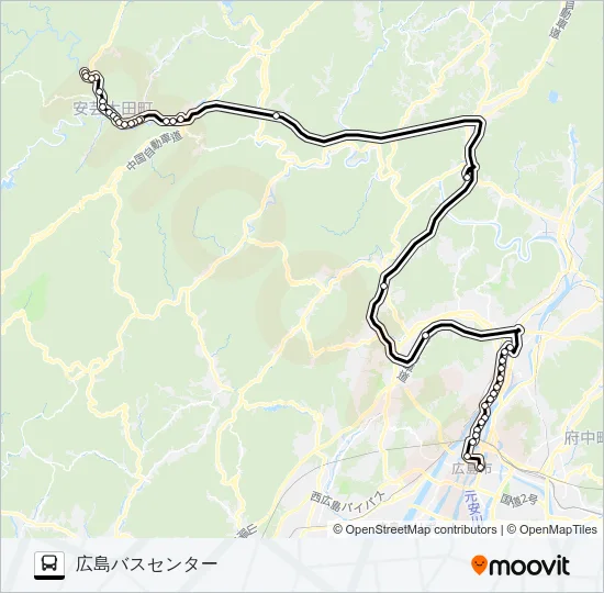 75K バスの路線図