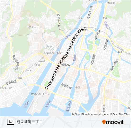 8-1 Bus Line Map