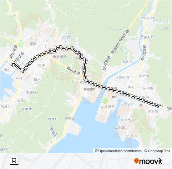 11-4 Bus Line Map
