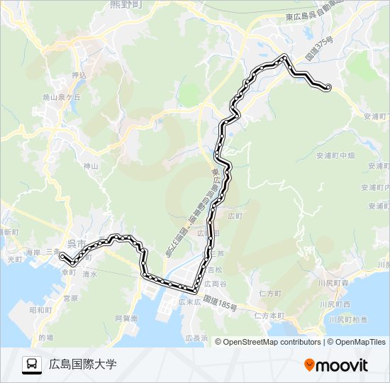 11-7 Bus Line Map